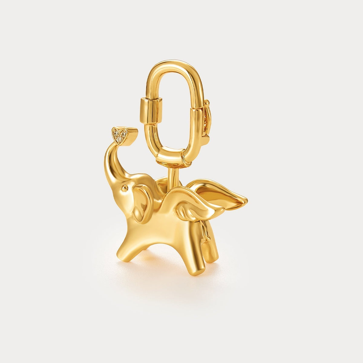 Classic Gold—Soar Elephant Bag Charm