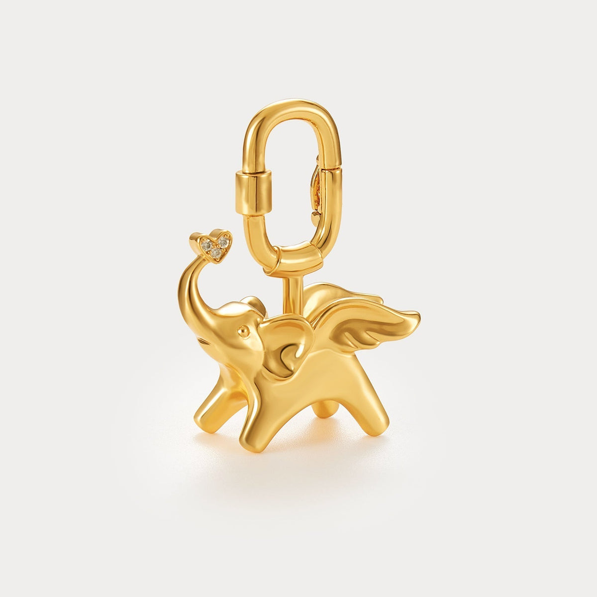 Classic Gold—Soar Elephant Bag Charm