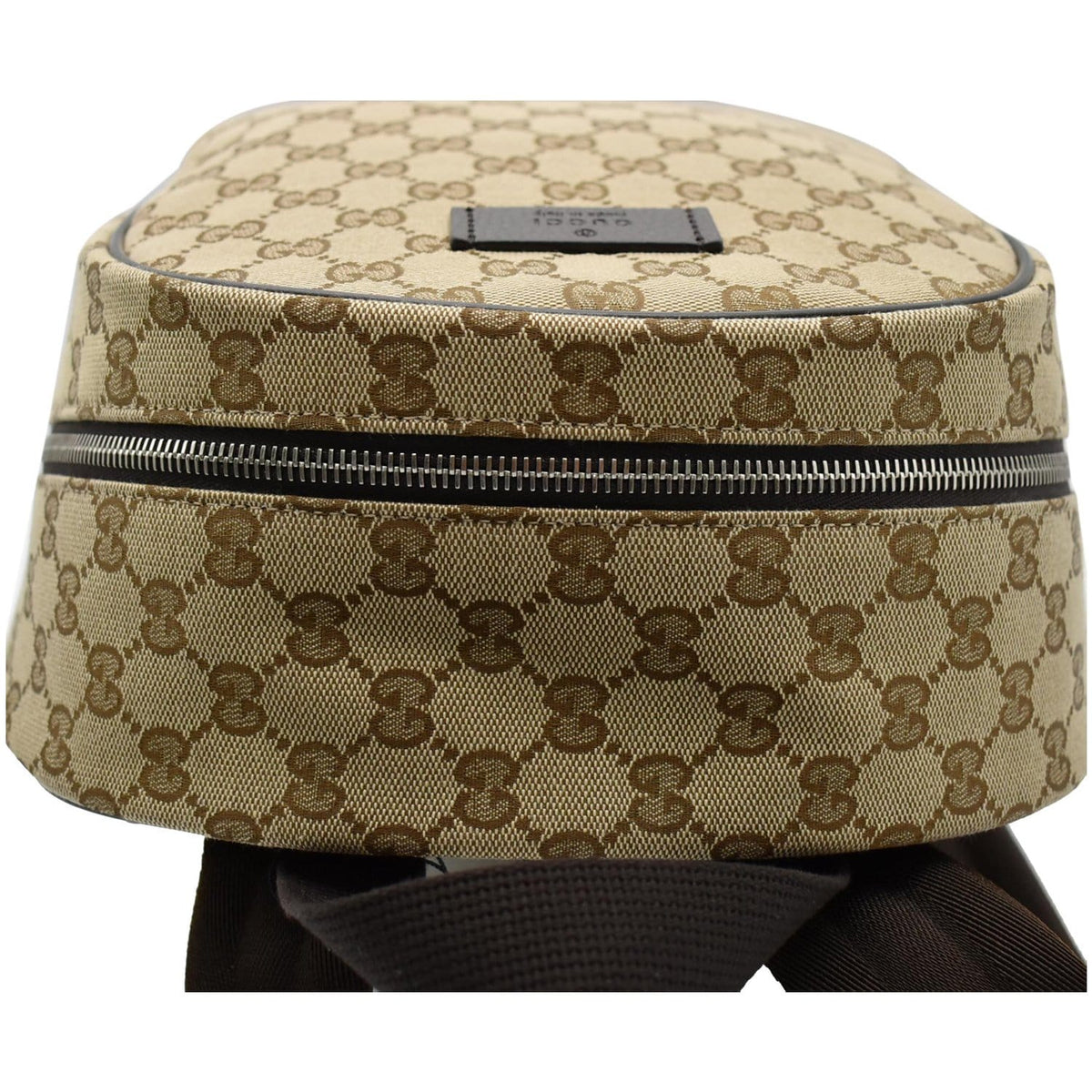 GUCCI GG Monogram Canvas Travel Backpack Bag Beige 449906