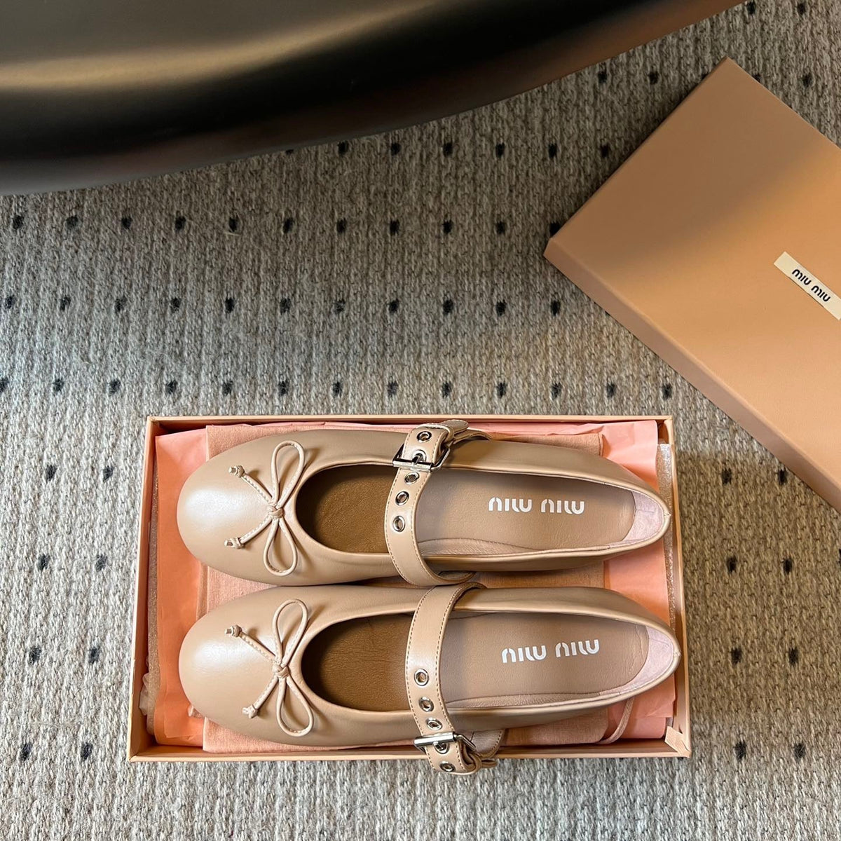 MIU M BALLERINA FLATS
