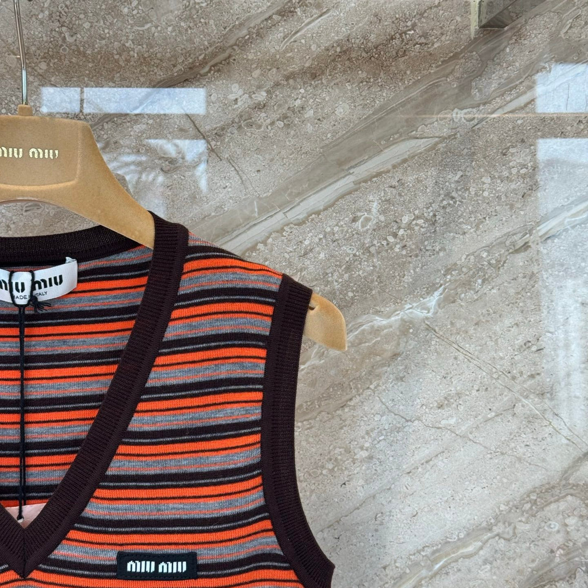 MIU M KNITTED VEST