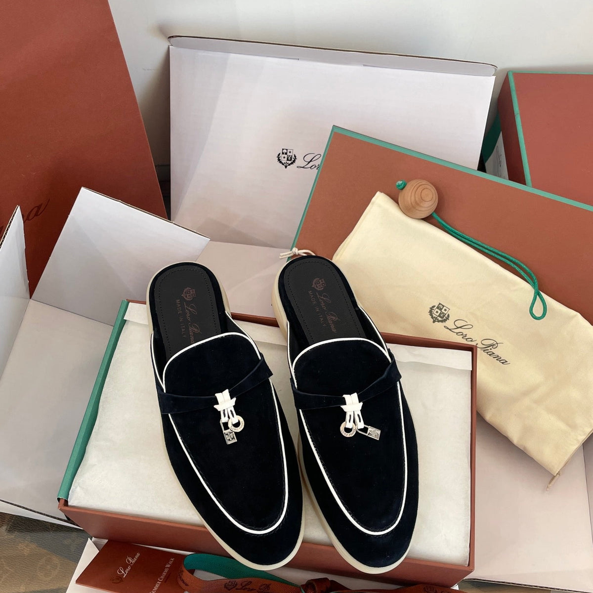 LORO P SUMMER CHARMS MULES