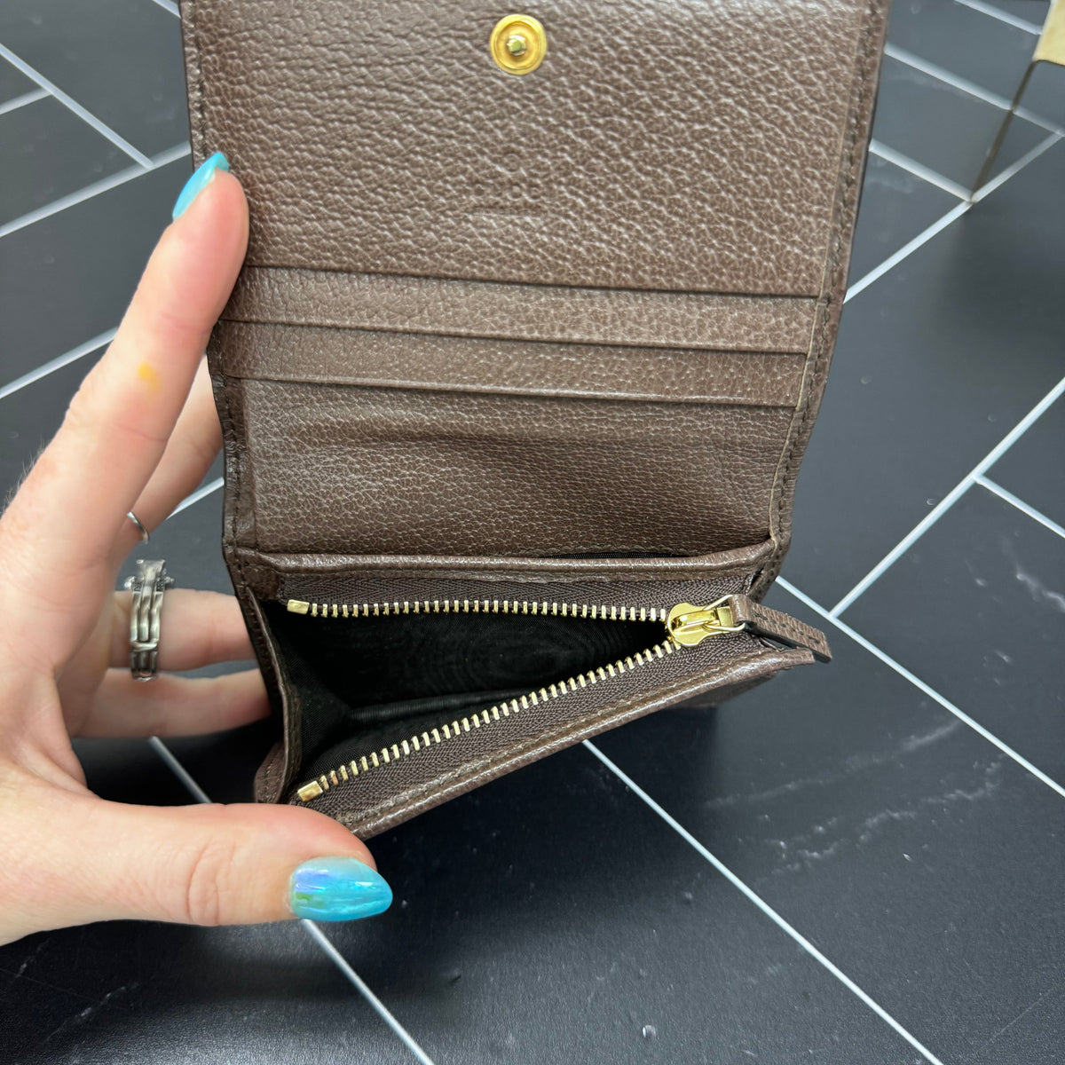 Gucci Marmont Sherry Compact Wallet