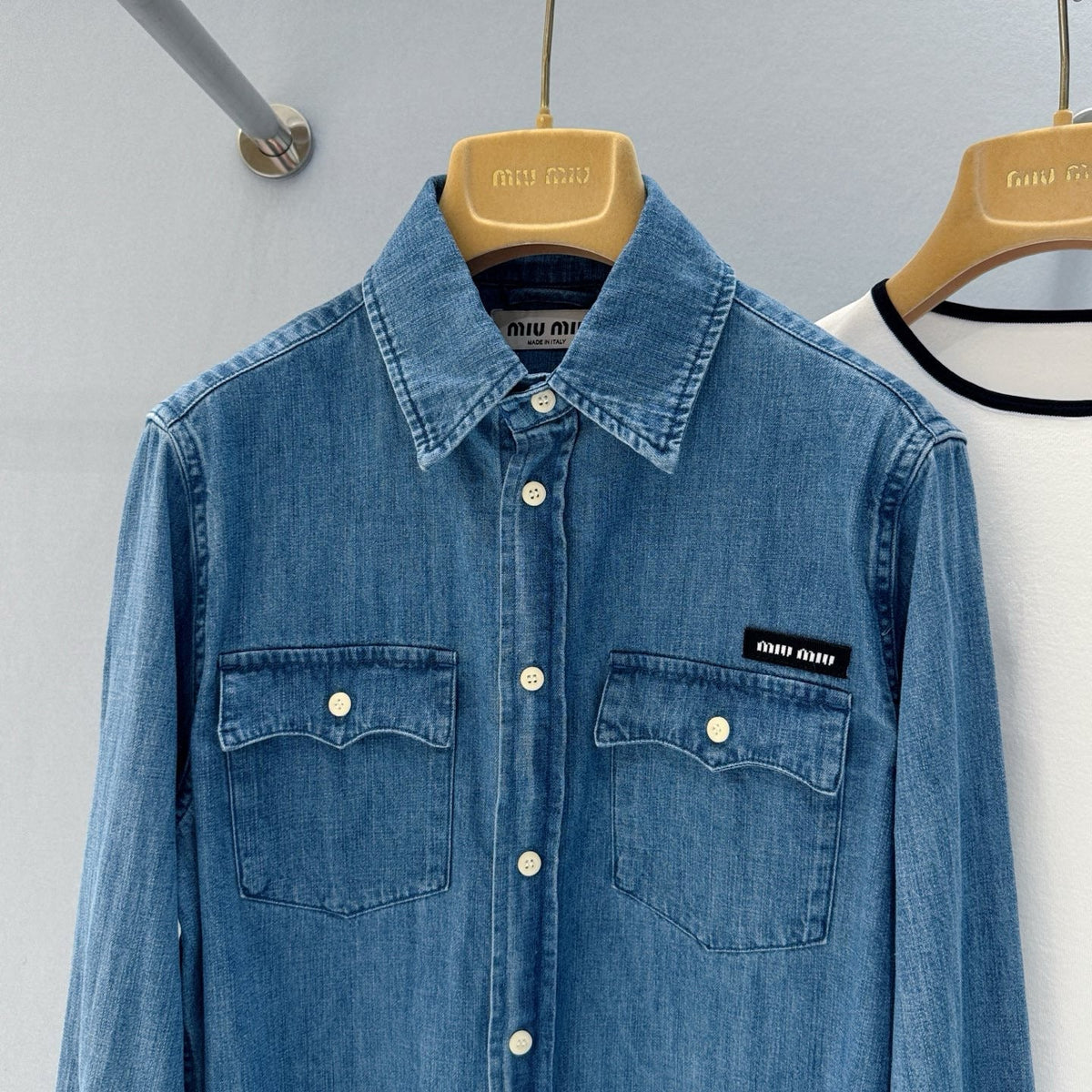 MIU M DENIM SHIRT