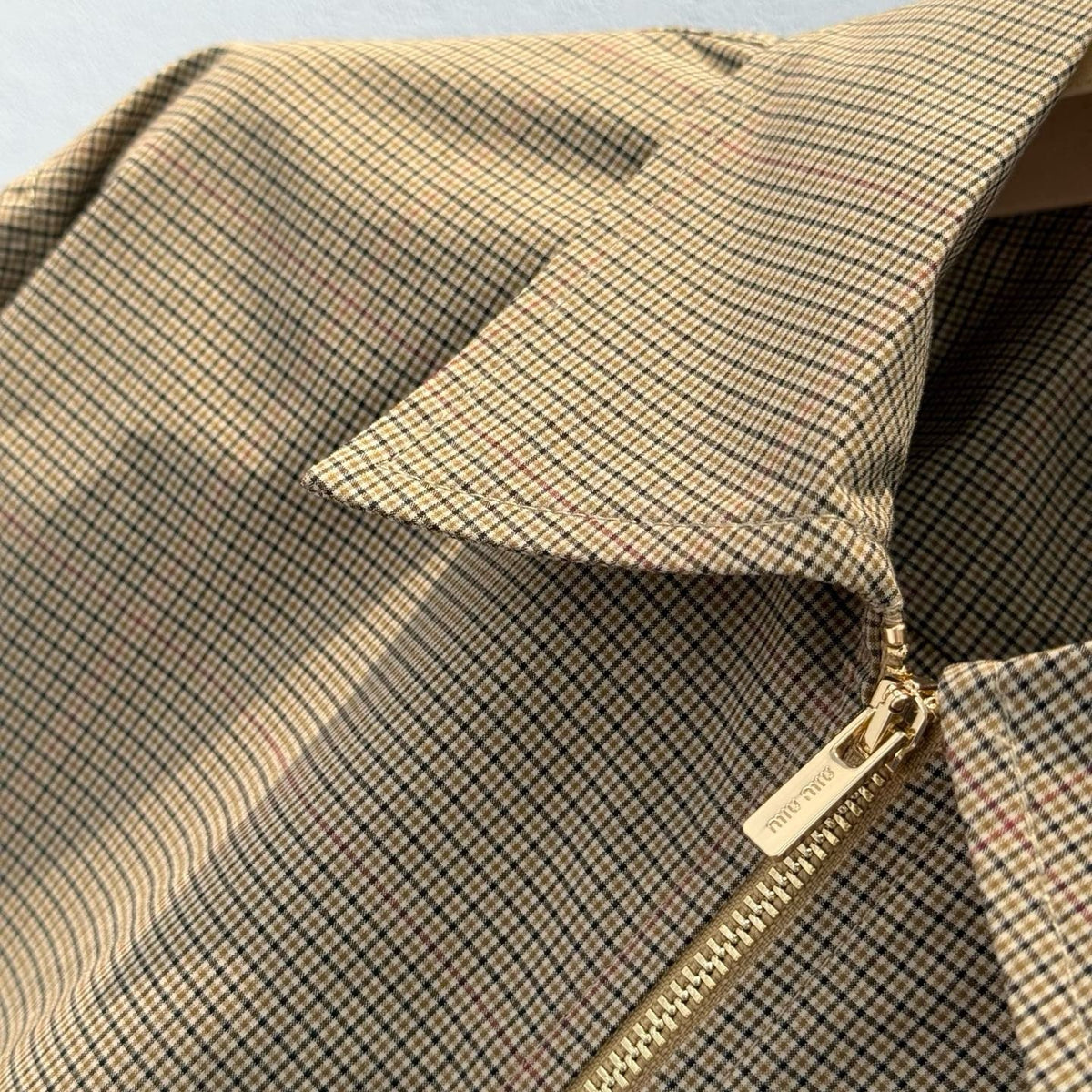 MIU M ZIP SHIRT