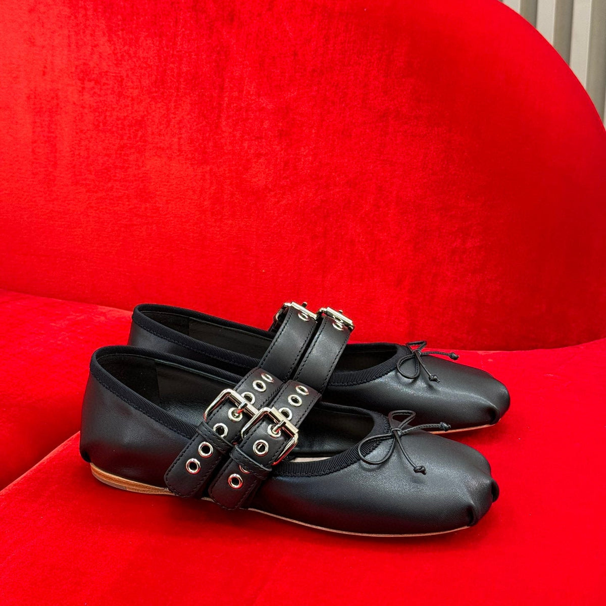 MIU M BALLERINA FLATS
