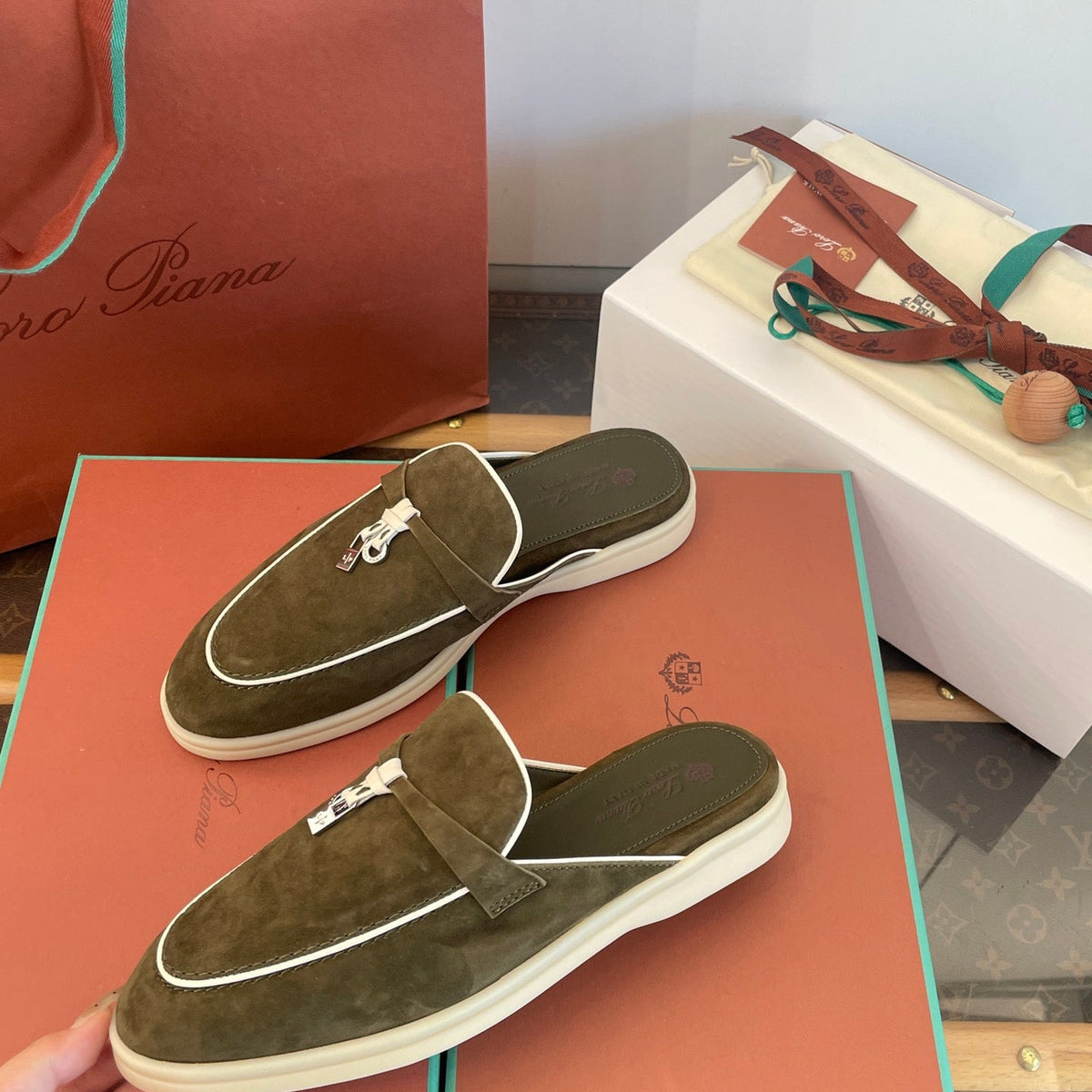 LORO P SUMMER CHARMS LOAFERS