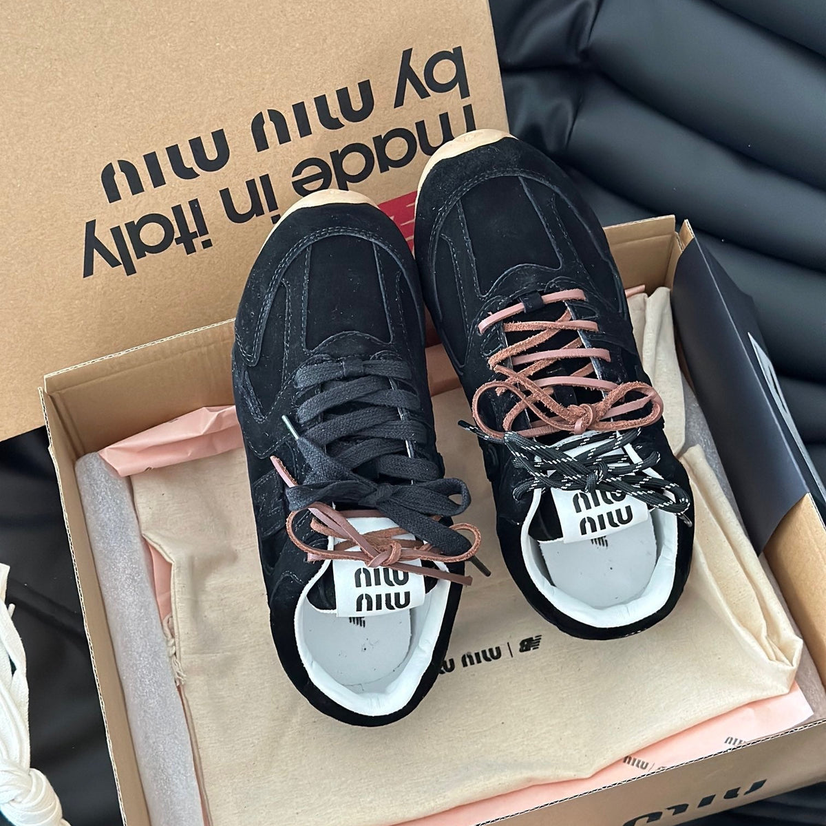 MIU M x NEW BALANCE TRAINERS