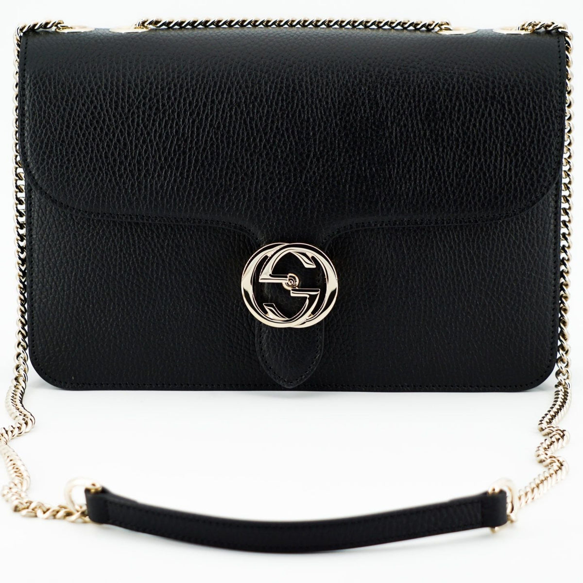 Gucci Elegant Calf Leather Shoulder Women's Bag