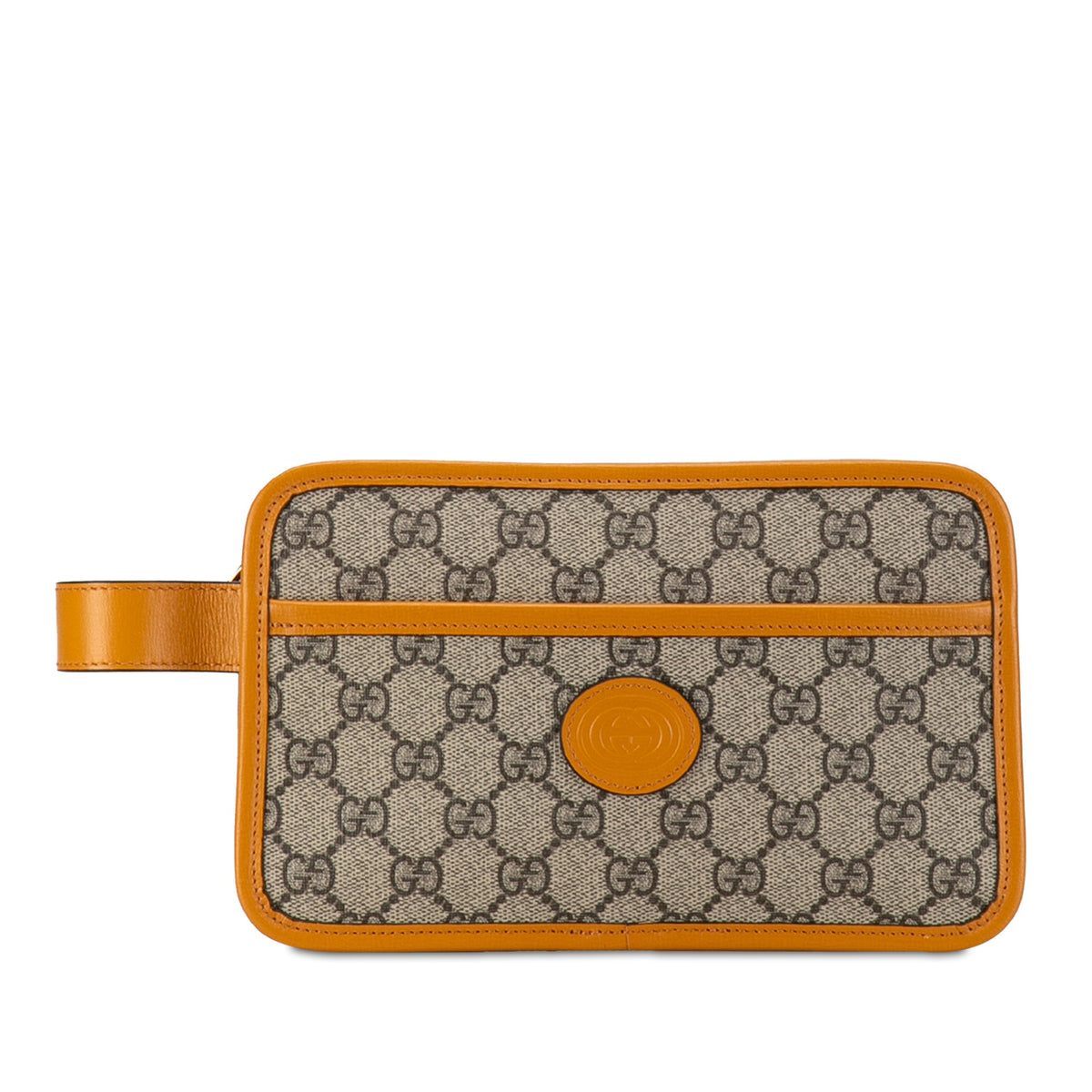 GUCCI GG Supreme Interlocking G Clutch Clutch Bag