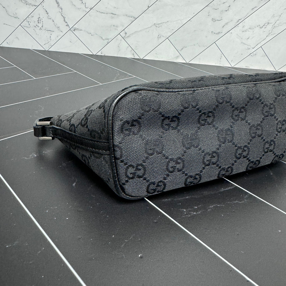 Gucci Black Canvas Handbag