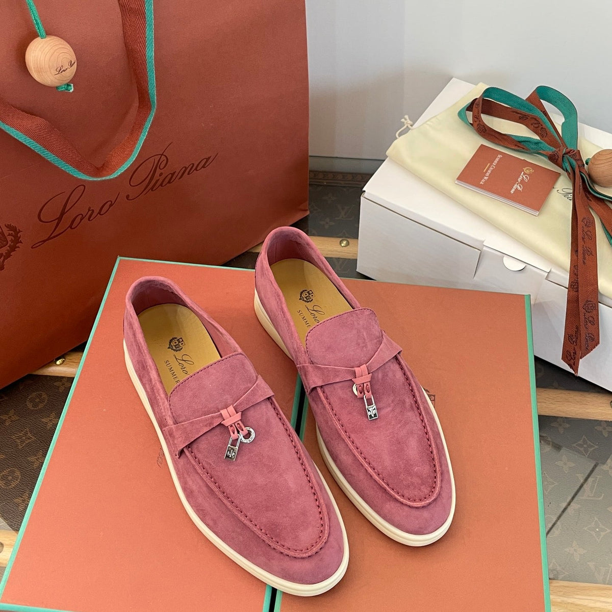 LORO P SUMMER CHARMS LOAFERS
