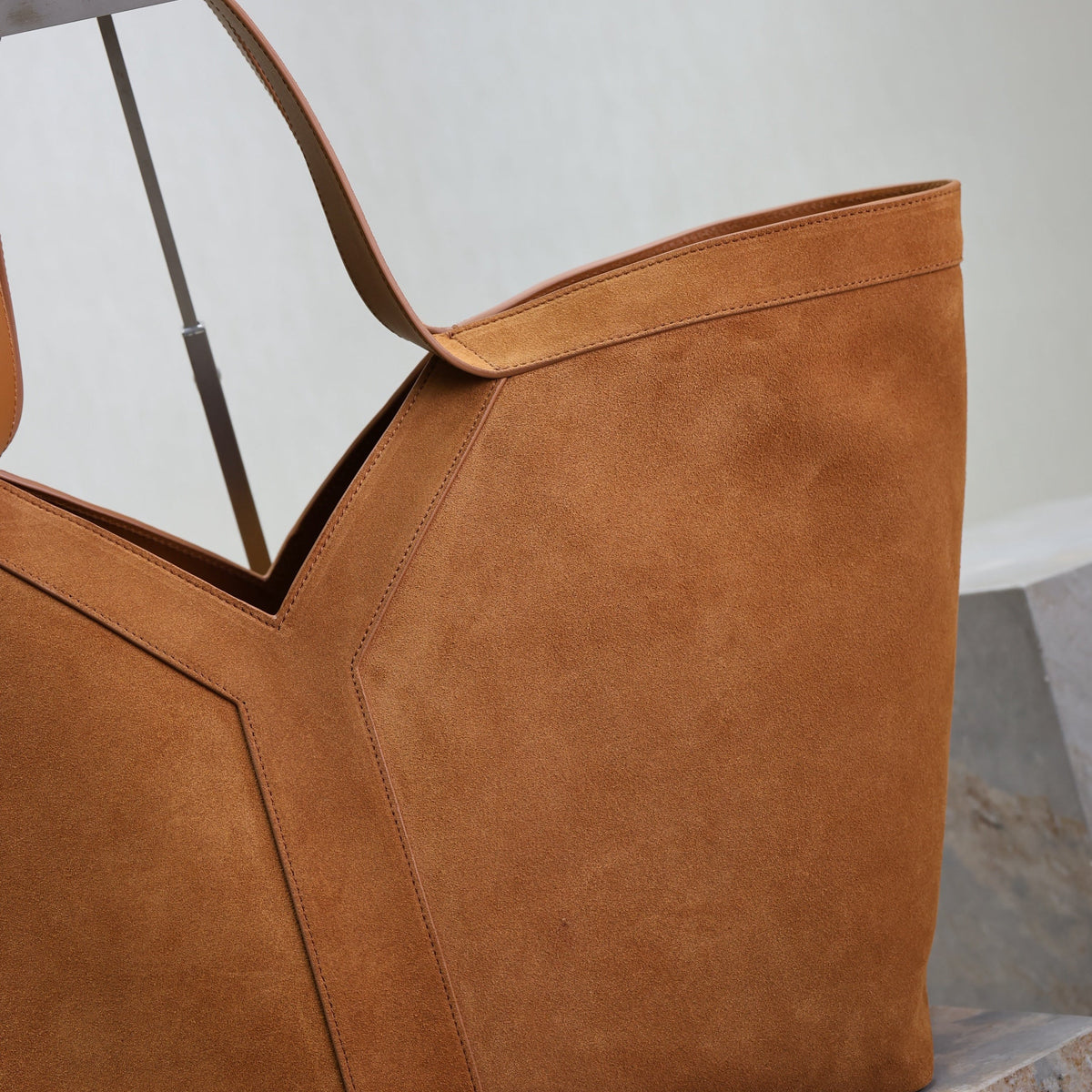 SL Y TOTE IN SUEDE BAG