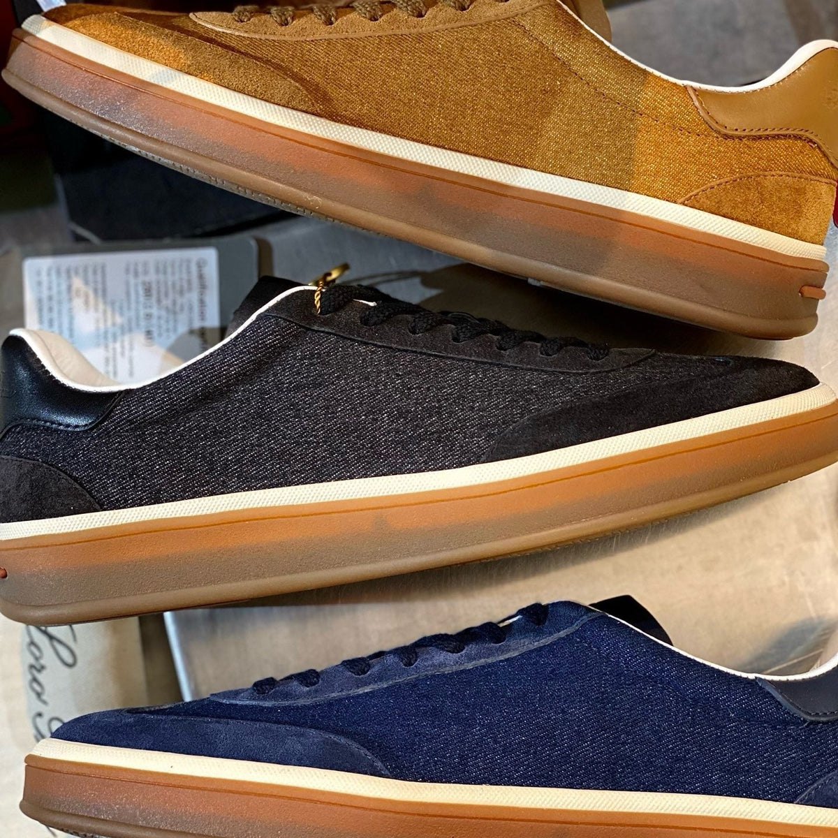 LORO P TENNIS WALK TRAINERS