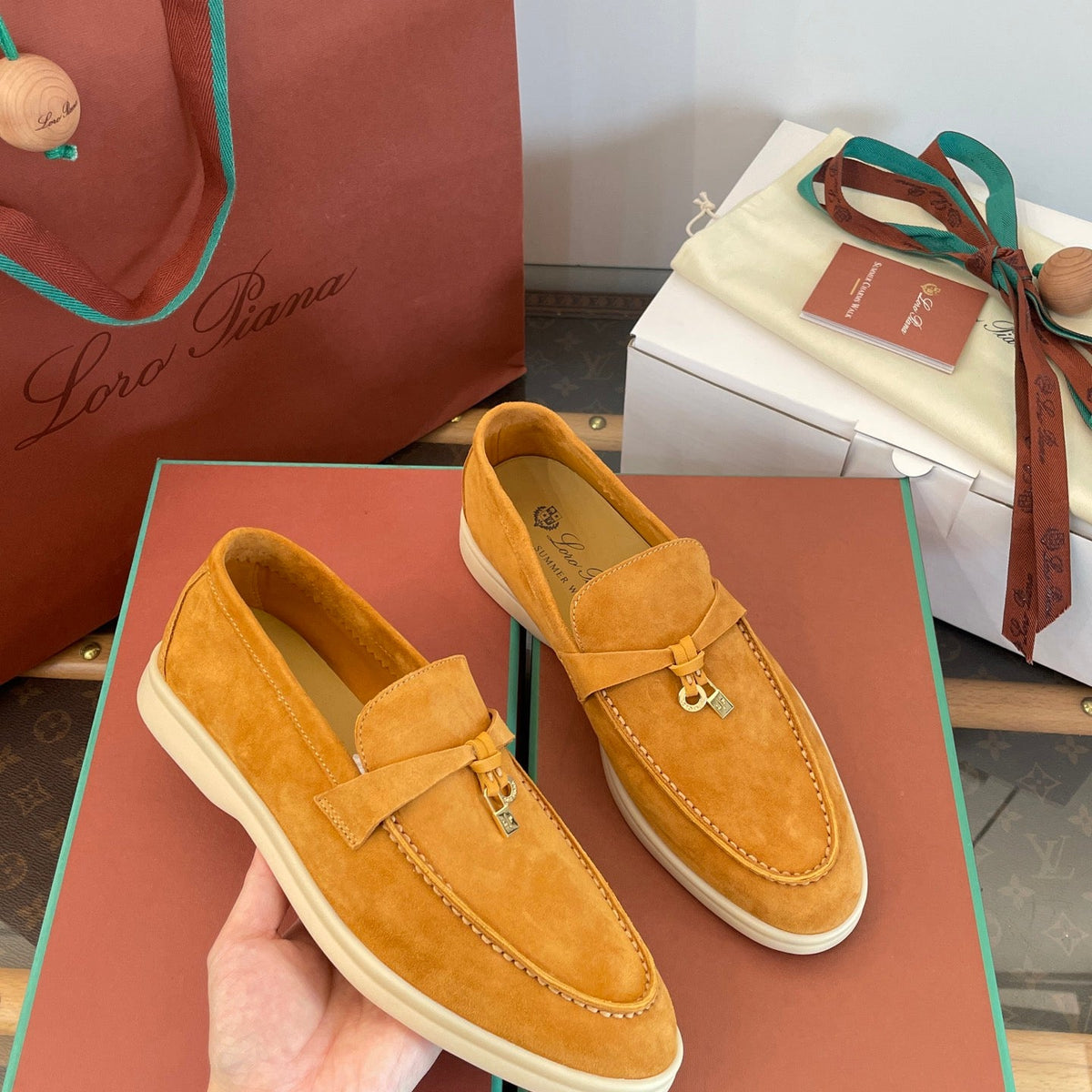 LORO P SUMMER CHARMS LOAFERS