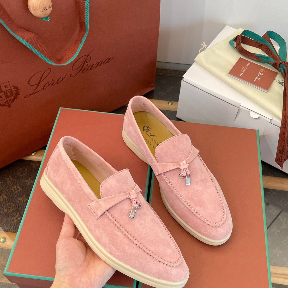 LORO P SUMMER CHARMS LOAFERS