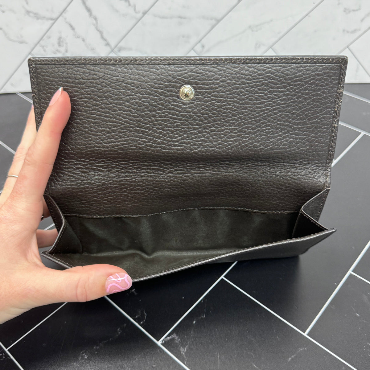 Gucci Brown Interlocking G Long Wallet