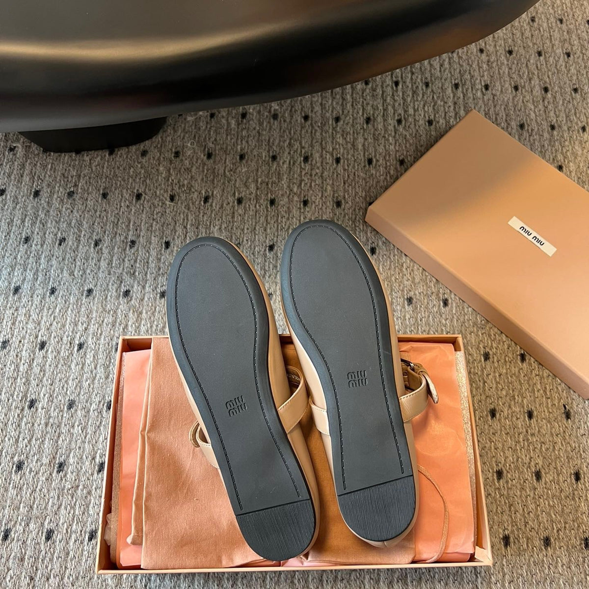 MIU M BALLERINA FLATS