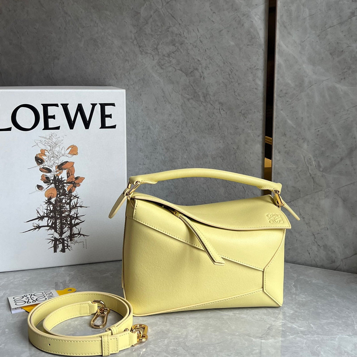LOEW SMALL PUZZLE EDGE BAG