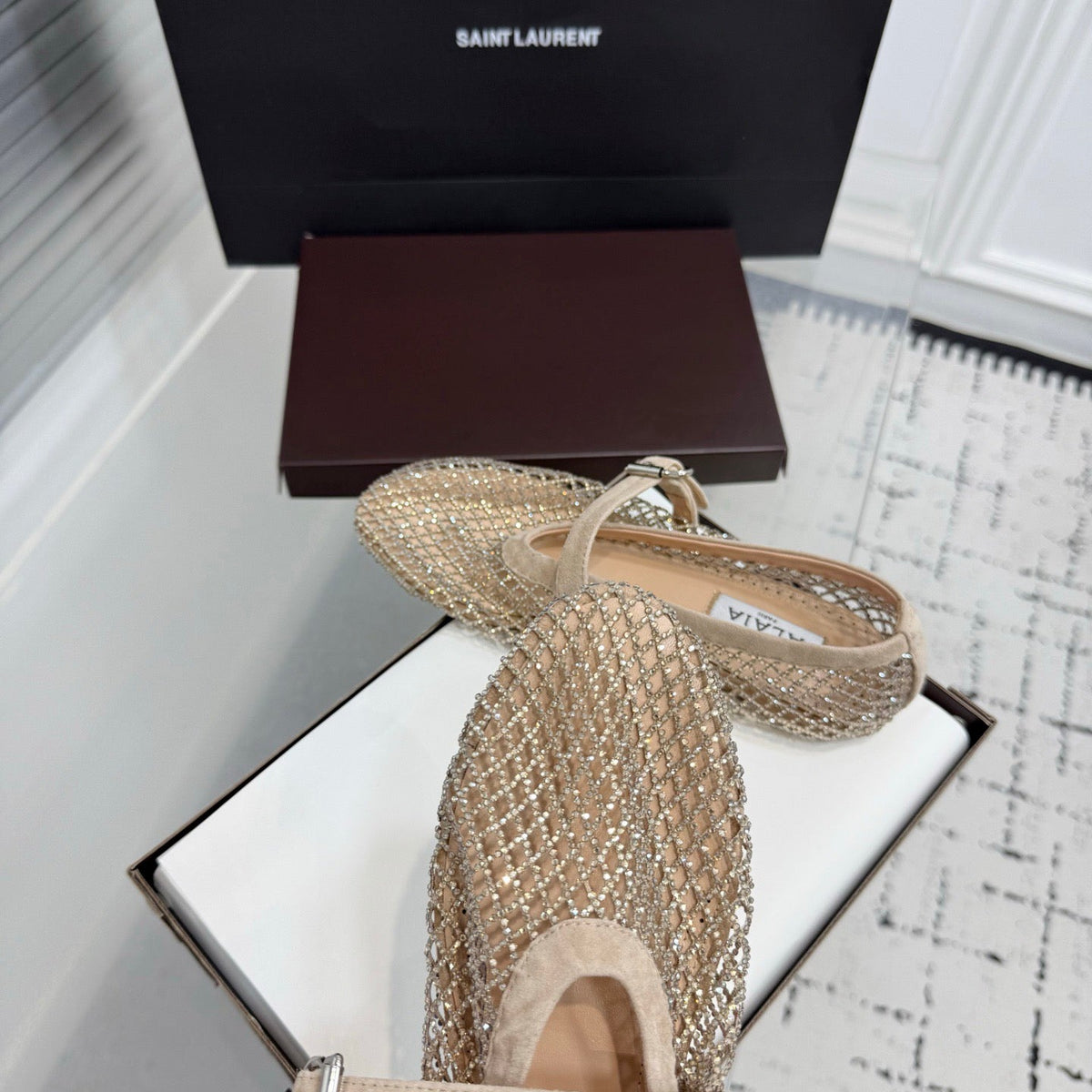 ALAIA BALLET FLATS