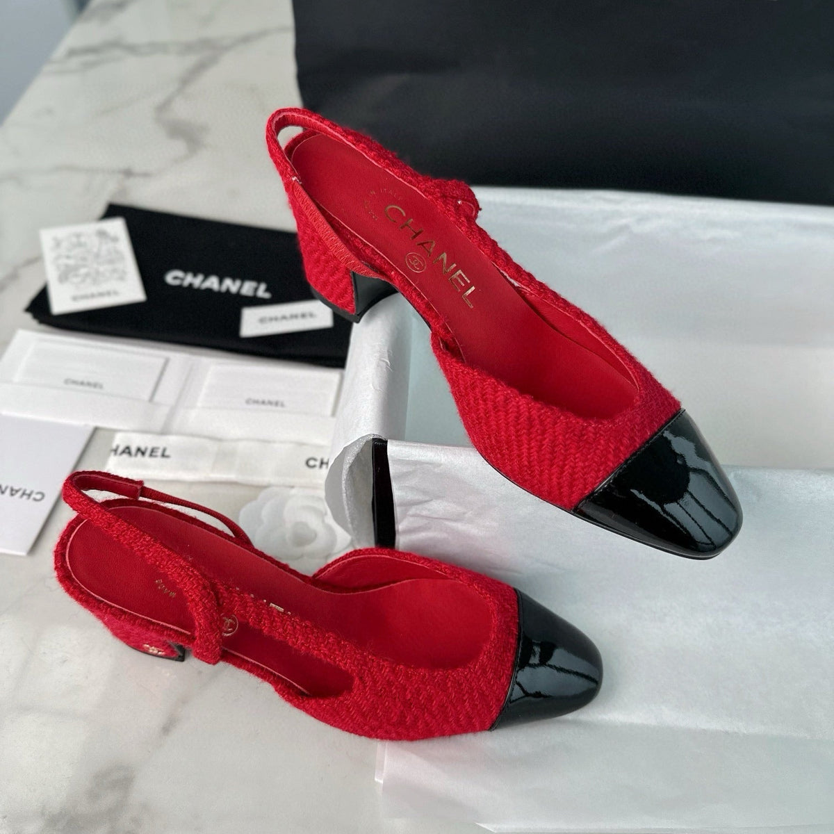 CC SLINGBACK HEELS