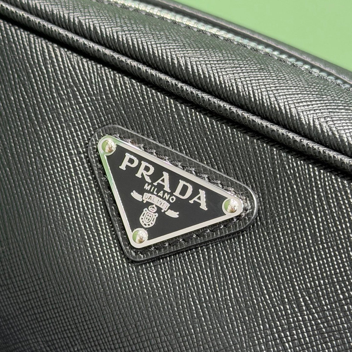 PD SAFFIANO LEATHER POUCH