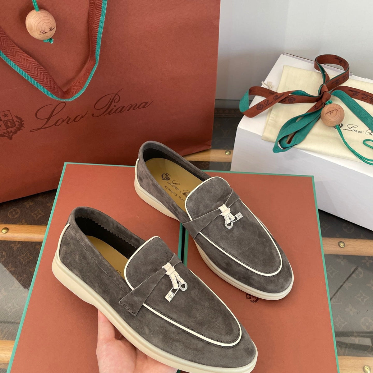 LORO P SUMMER CHARMS LOAFERS