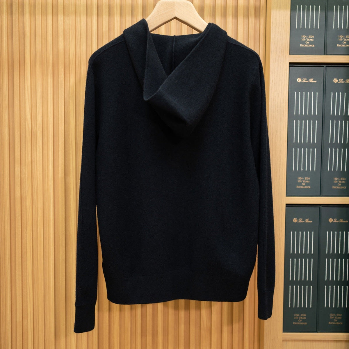 LORO P MERINO WOOL ZIP HOODIE