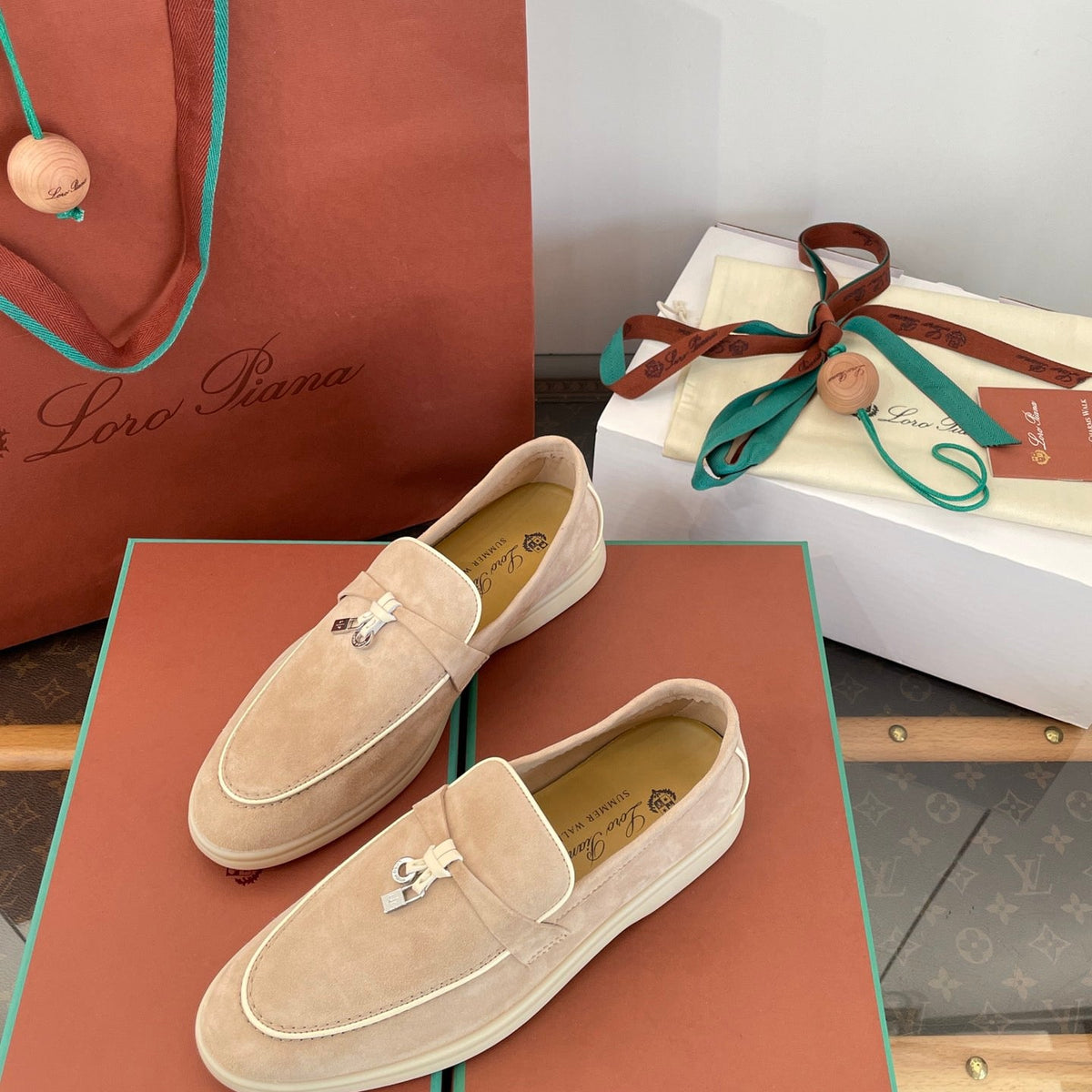 LORO P SUMMER CHARMS LOAFERS