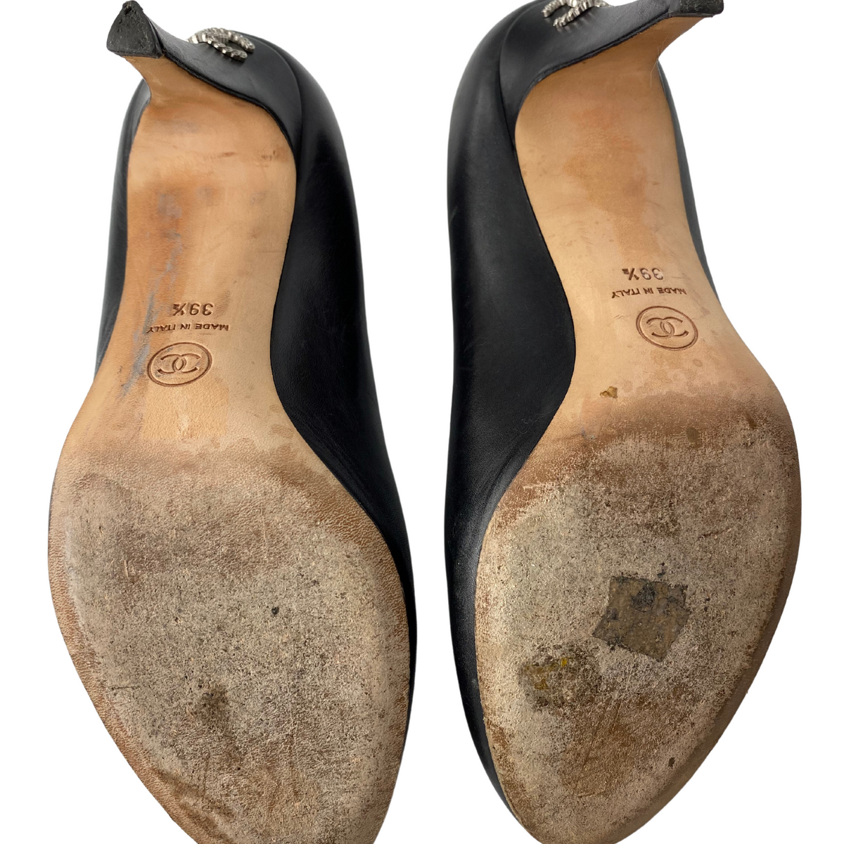 Chanel Leather Round Toe Pump |US9.5|FR39.5|
