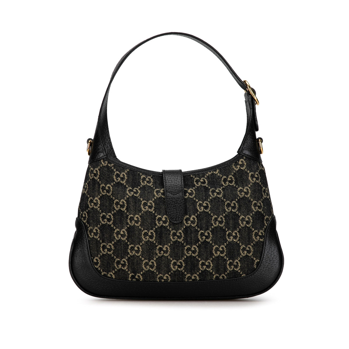 GUCCI Small GG Denim Jackie 1961 Satchel