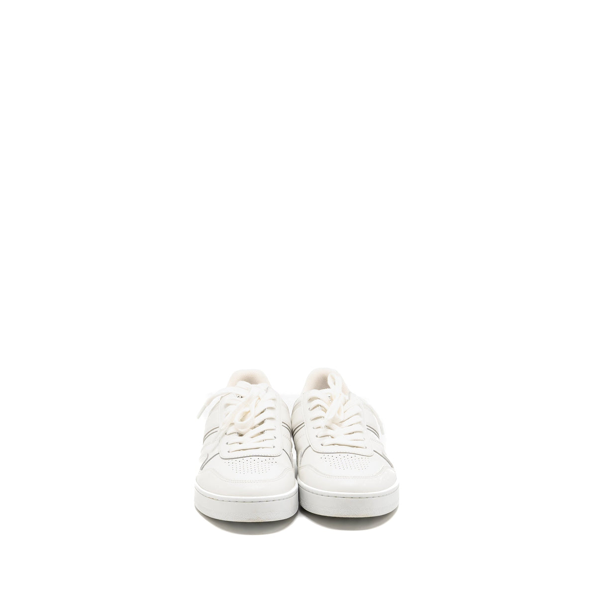 Celine Size 38 trainer low lace-up sneaker calfskin white