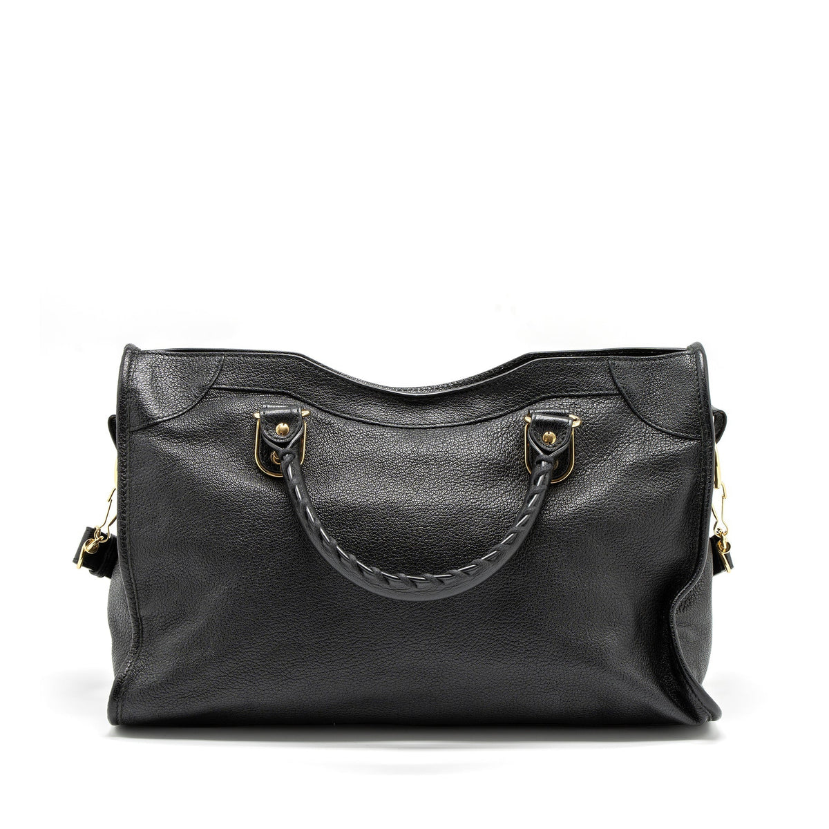 balenciaga Classic City Bag Leather Black GHW