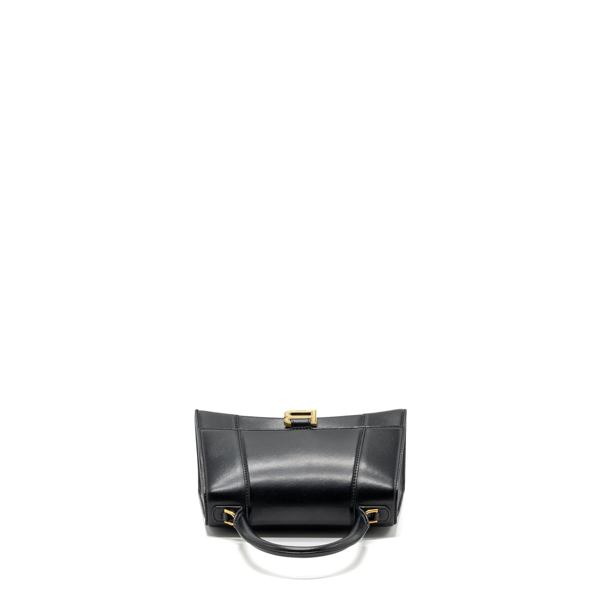 balenciaga small Hourglass bag calfskin black GHW