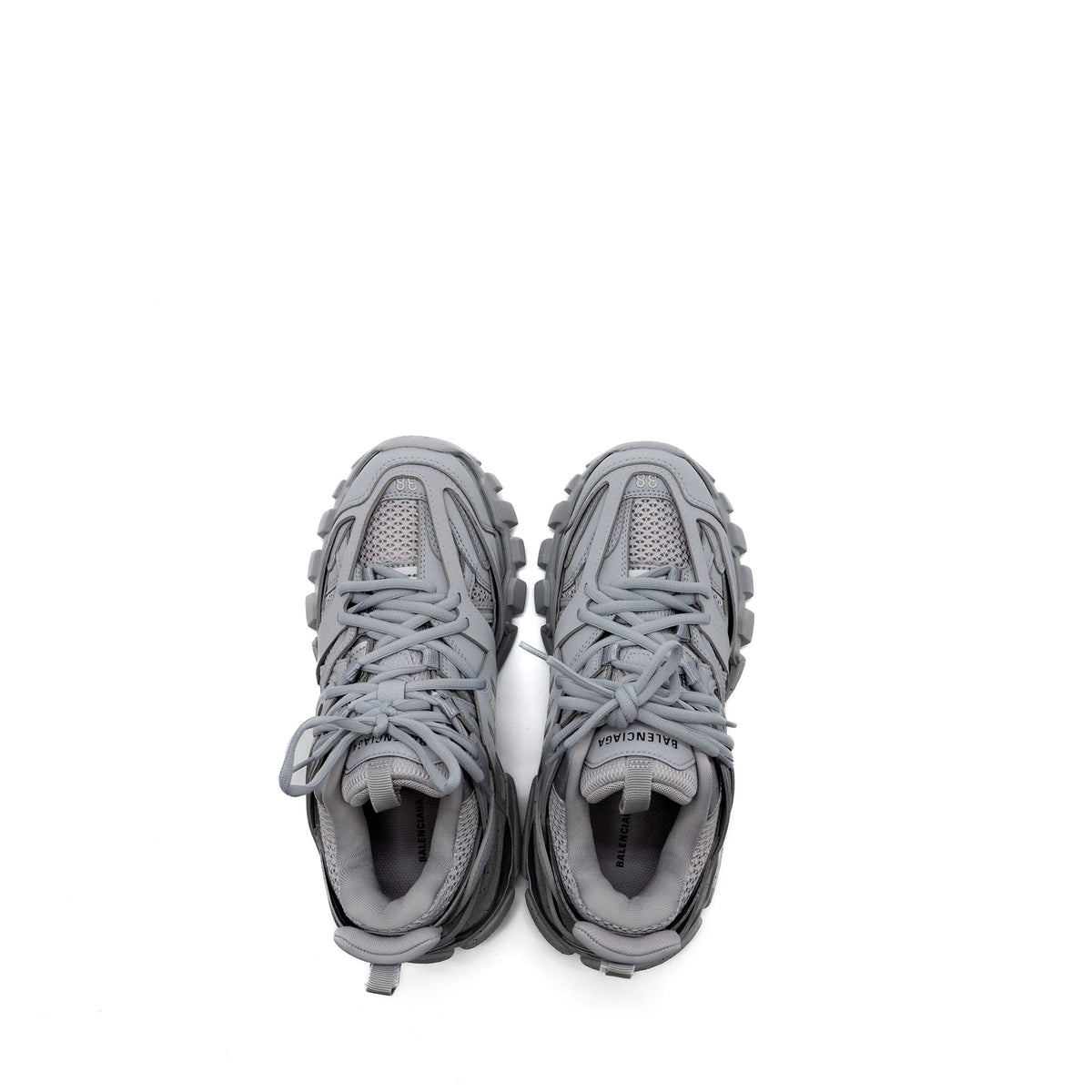 balenciaga Size 38 Track Sneakers Light Grey