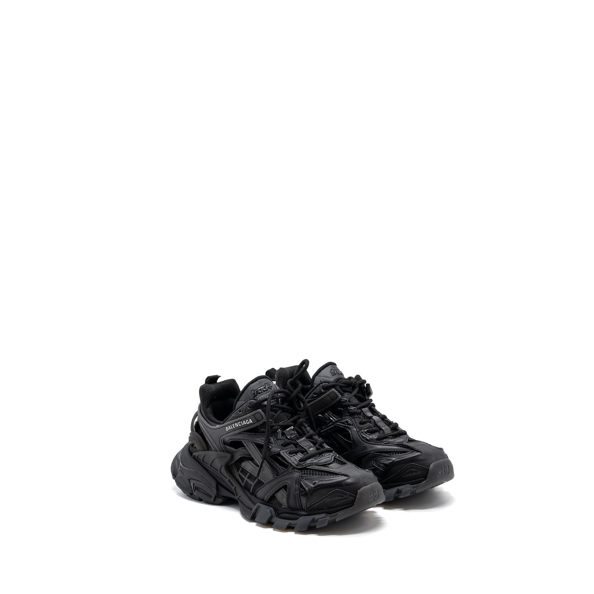 balenciaga Size 37 Track.2 Open Sneakers Black