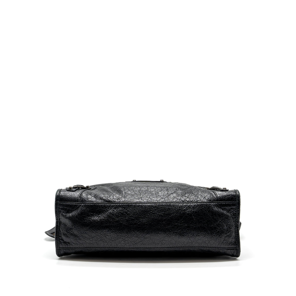 balenciaga City Bag Calfskin Black Ruthenium Hardware