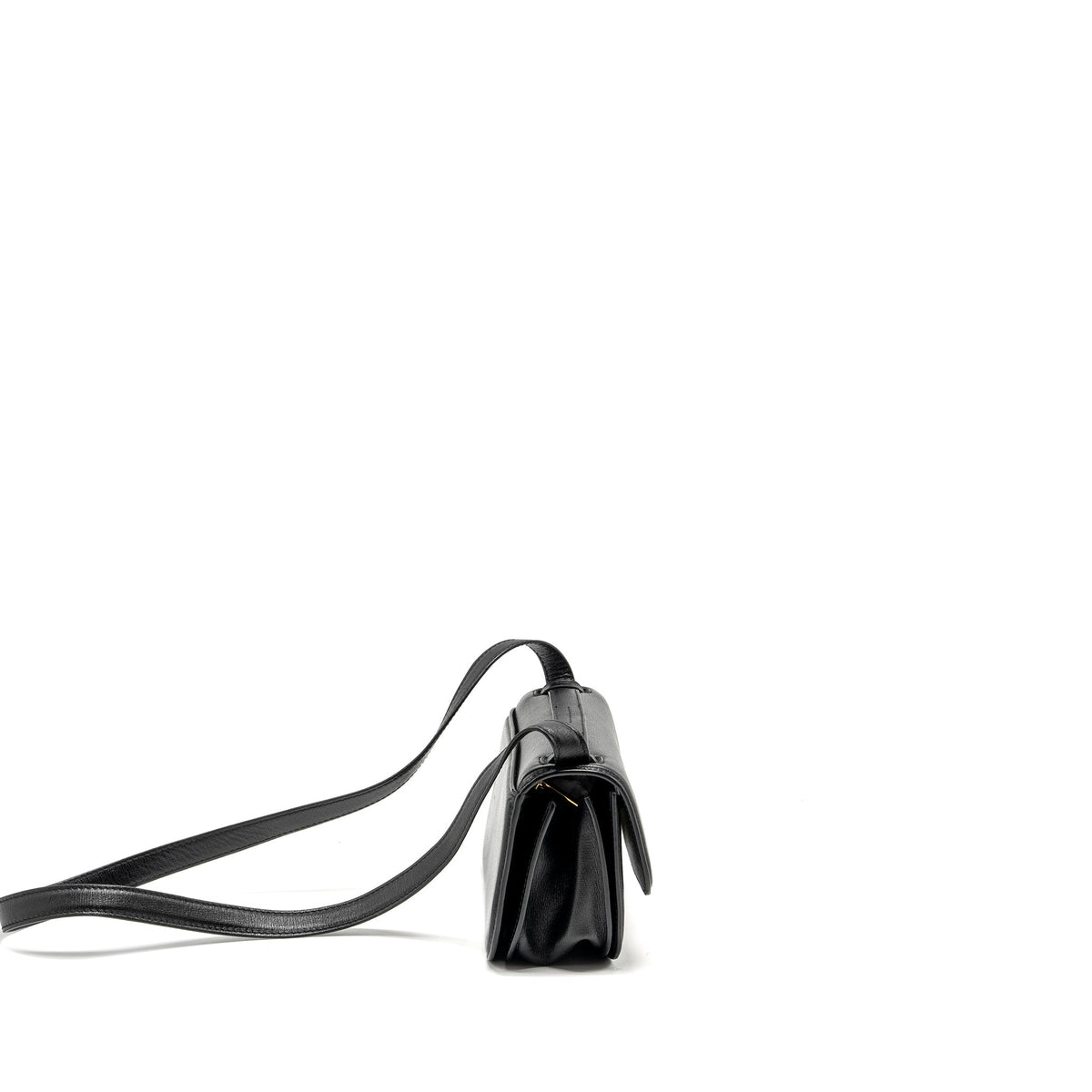 balenciaga Gossip Shoulder Bag Calfskin Black GHW