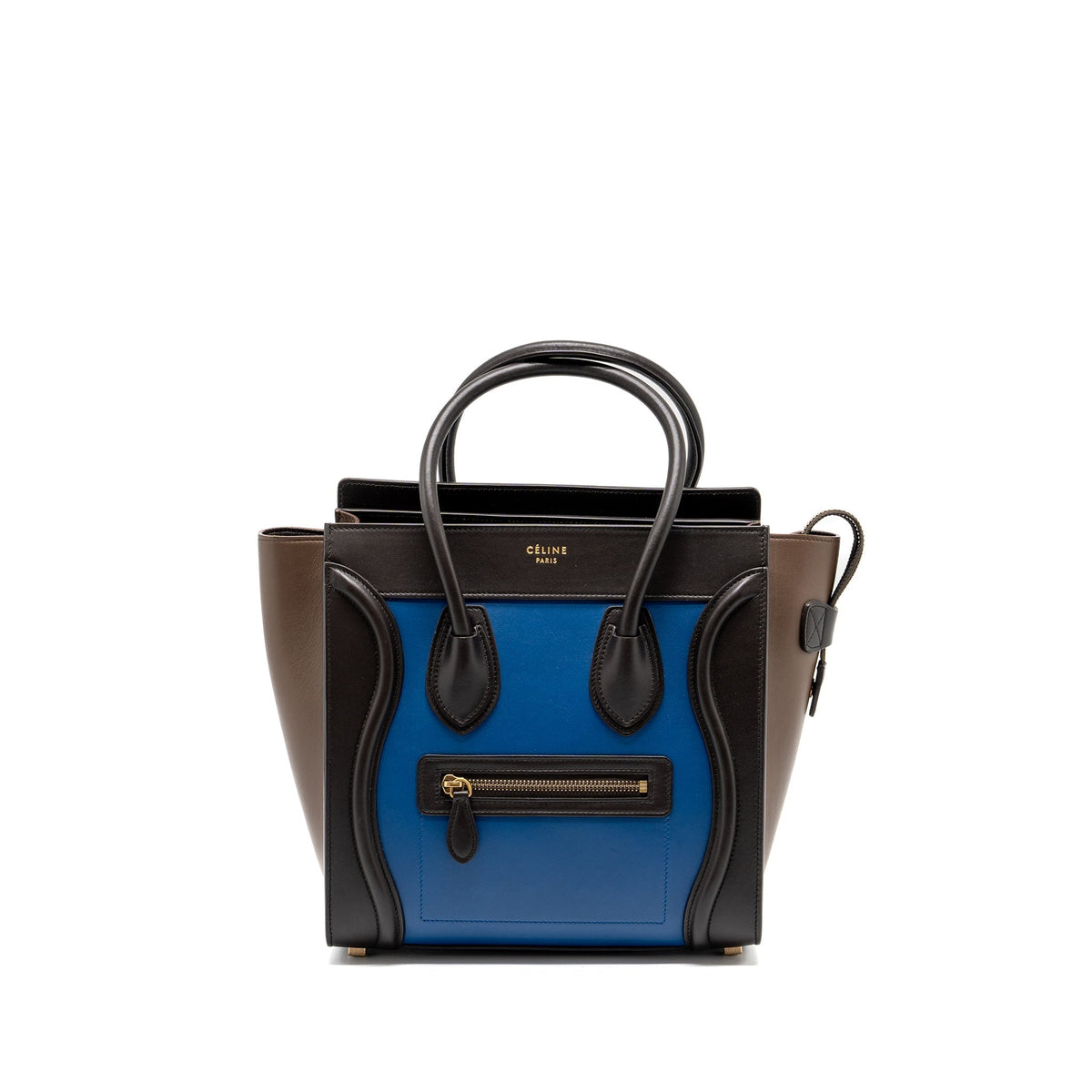 Celine Micro Luggage Bag Calfskin Multicolour GHW