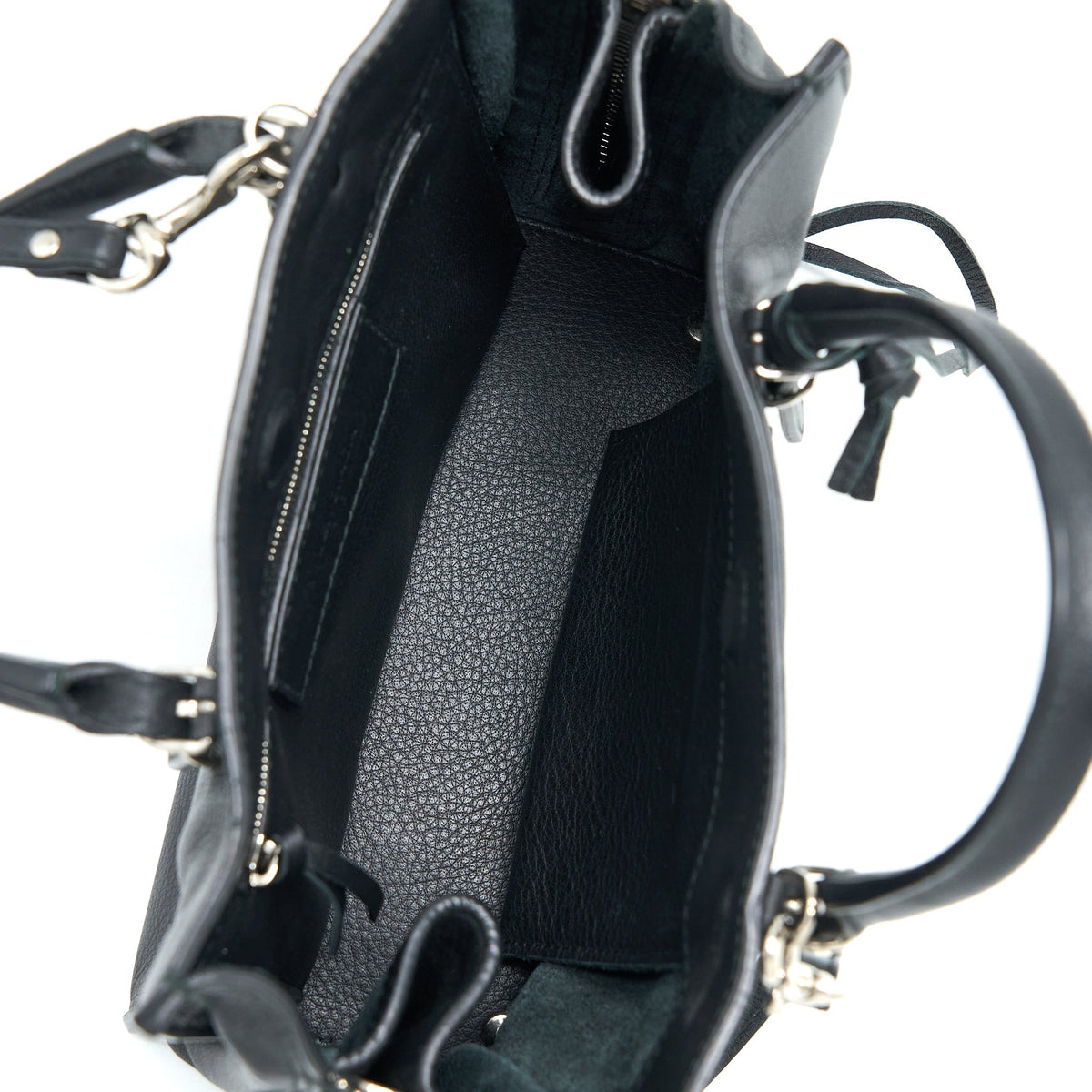 balenciaga Papier Mini Tote Bag Black SHW