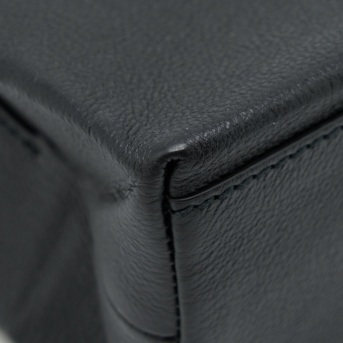 balenciaga Top Handle Shopping Tote Bag Calfskin Black SHW