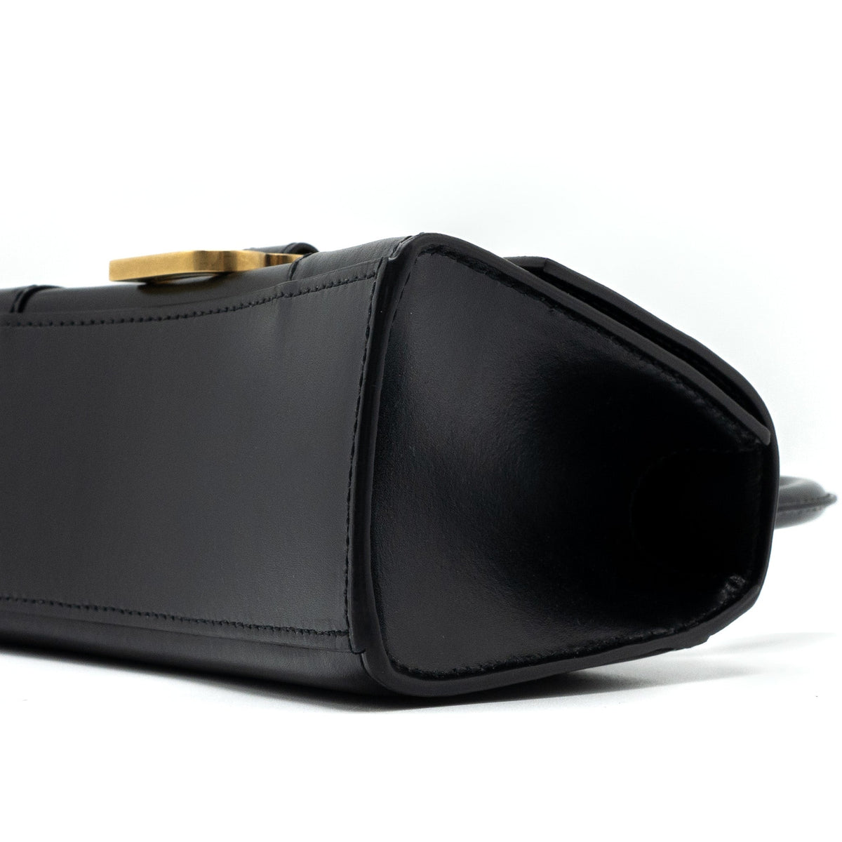 balenciaga Hourglass XS Calfskin Black GHW