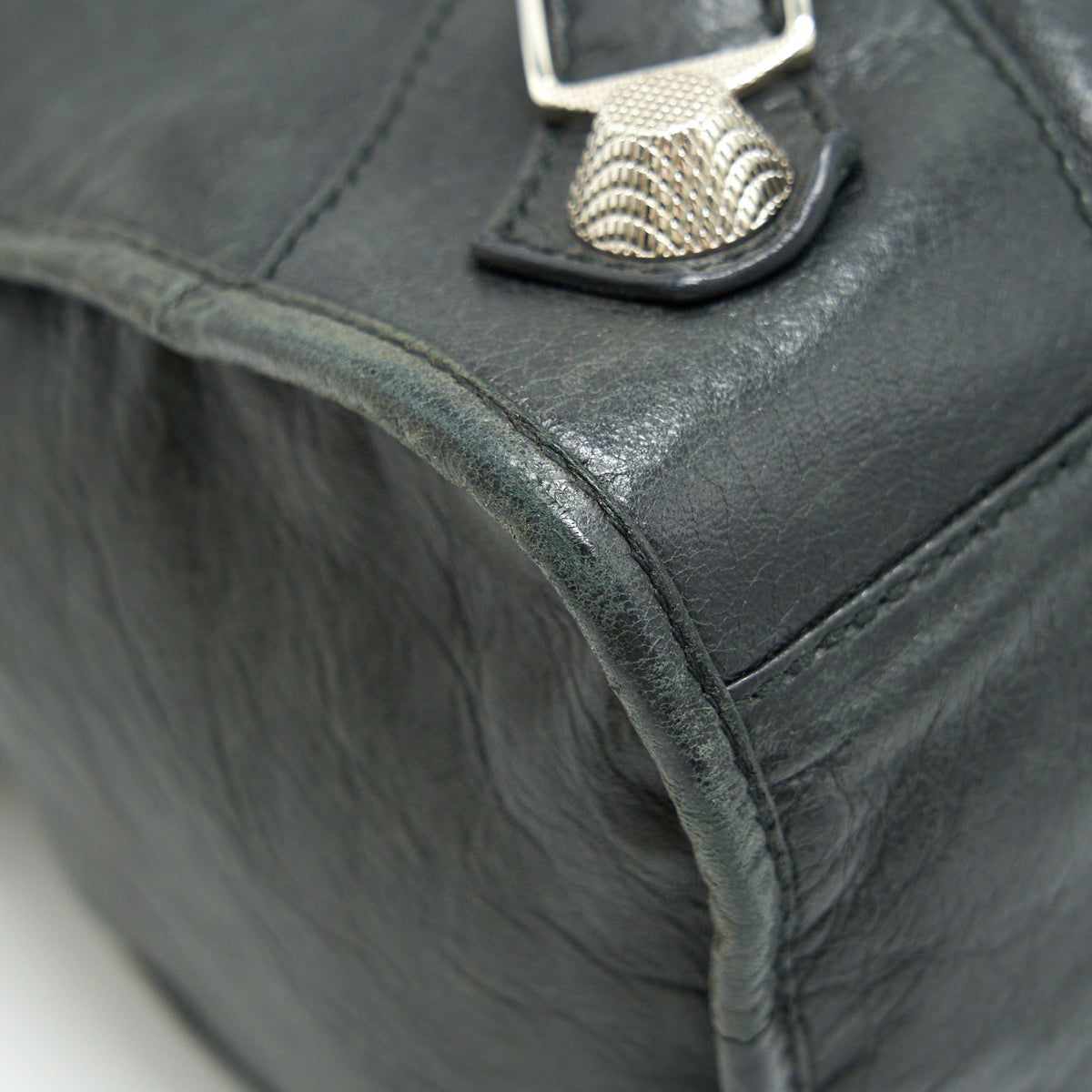 balenciaga Giant City in Black SHW