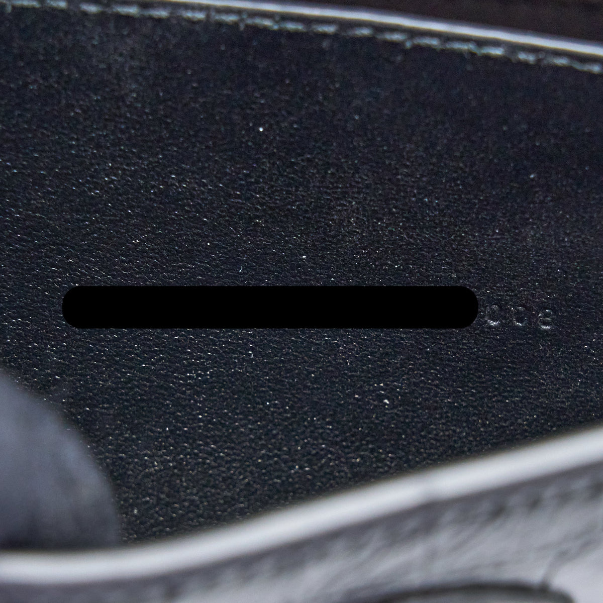 balenciaga Small Downtown Shoulder Bag Croc Embossed Leather Black with Black Hardware