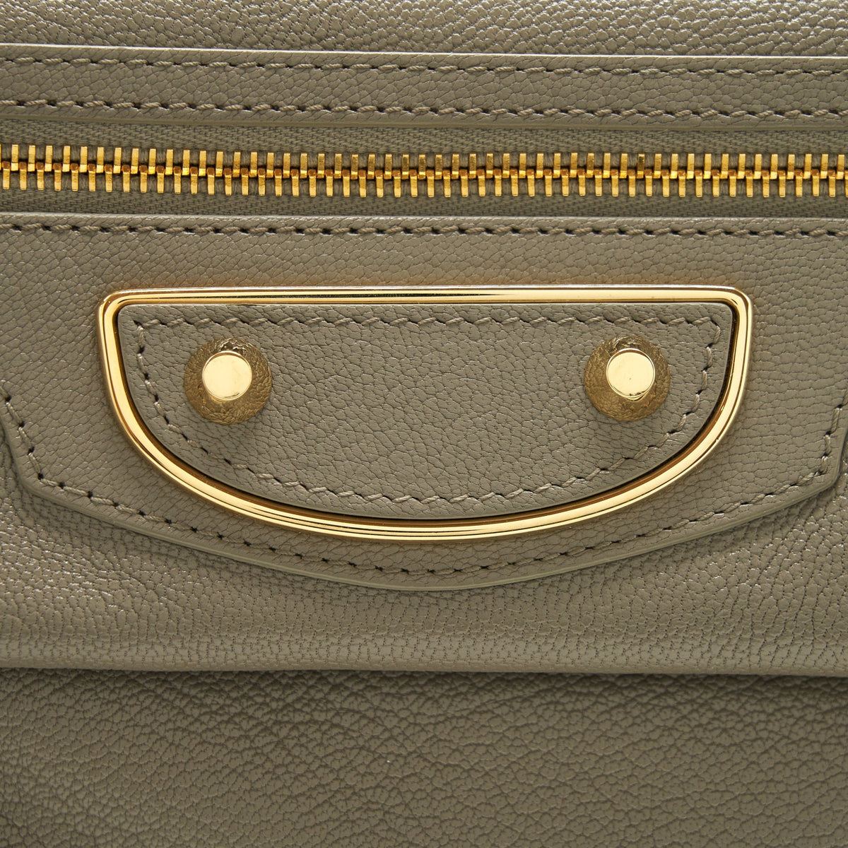 balenciaga city Fold Clutch/ Shoulder Bag grey GHW