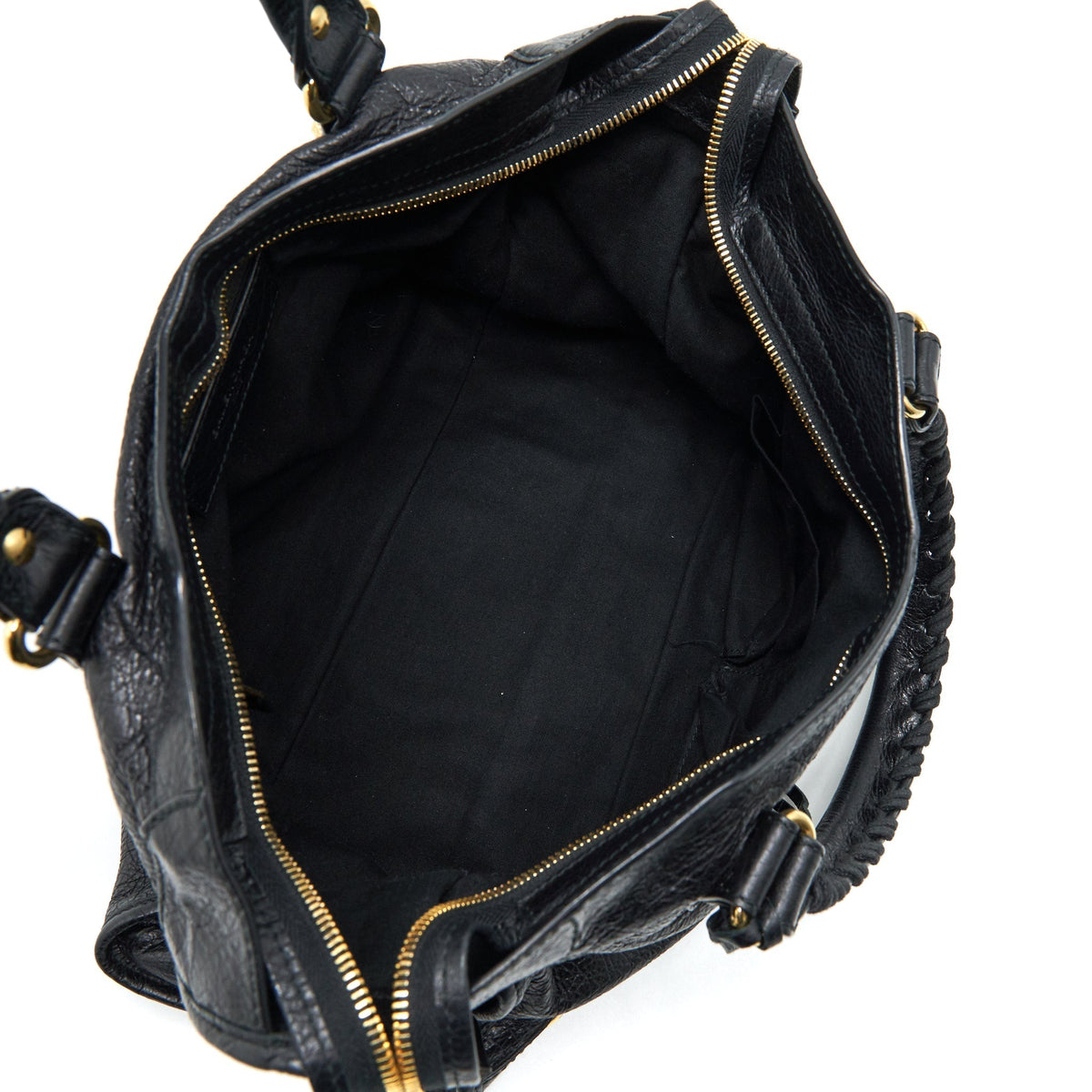 balenciaga GIANT CITY BAG IN BLACK