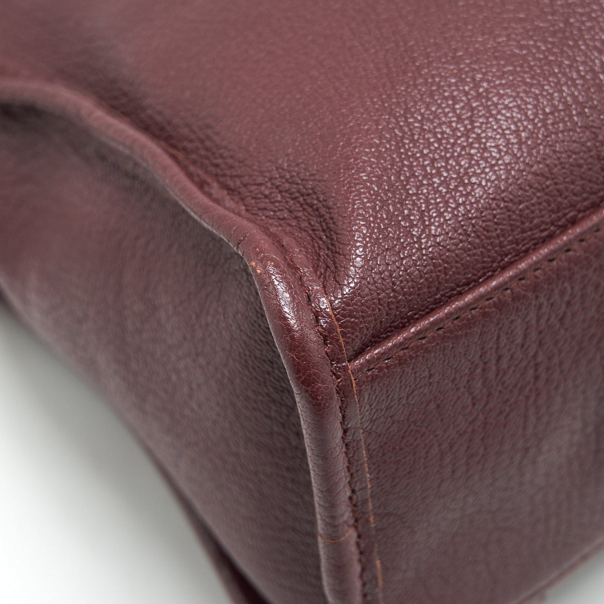 balenciaga Small City Edge Burgundy SHW