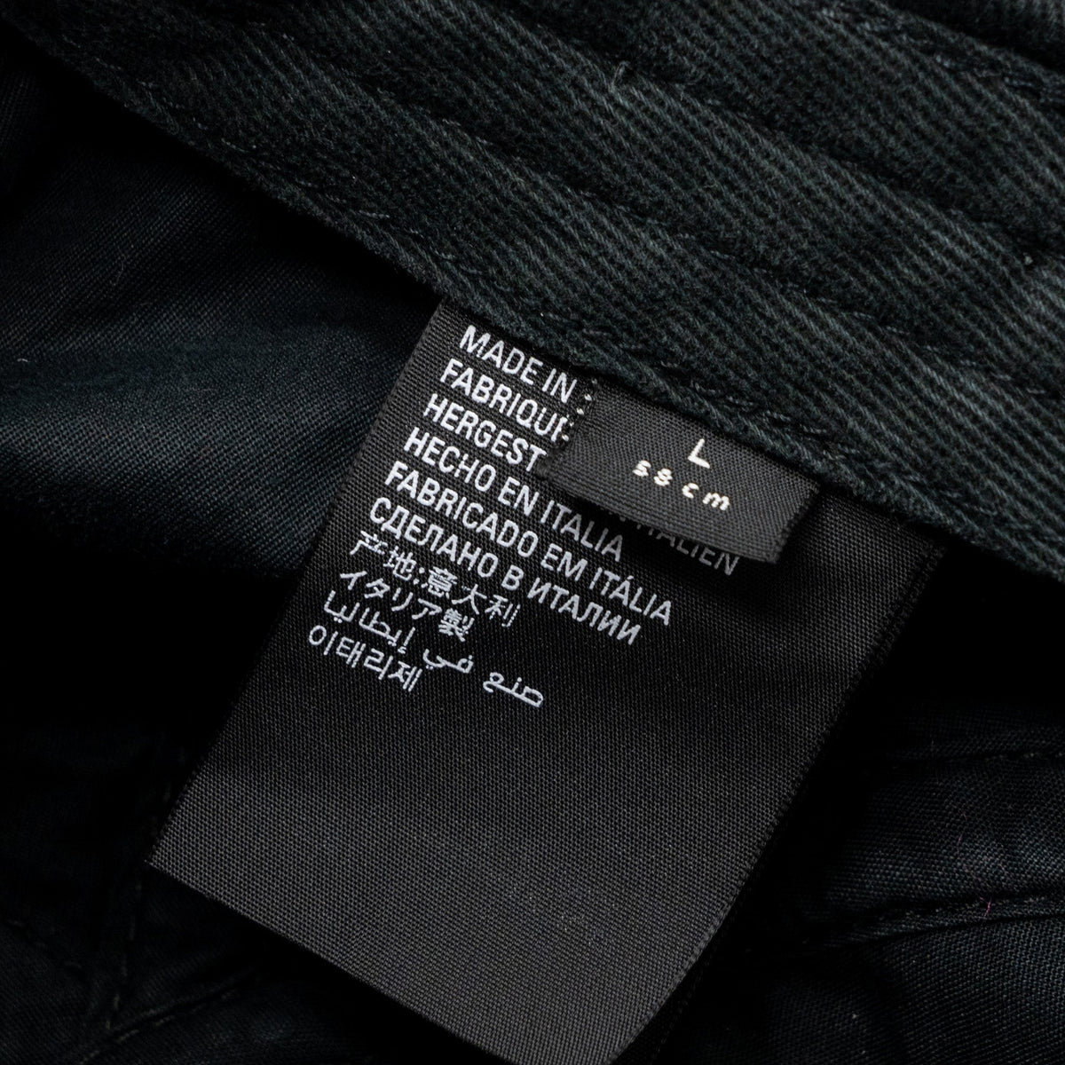 balenciaga L 2030 distressed piercing Cap Denim Grey