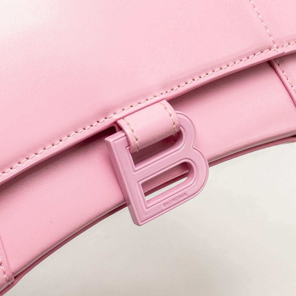balenciaga Small Hourglass Bag Calfskin Pink SHW