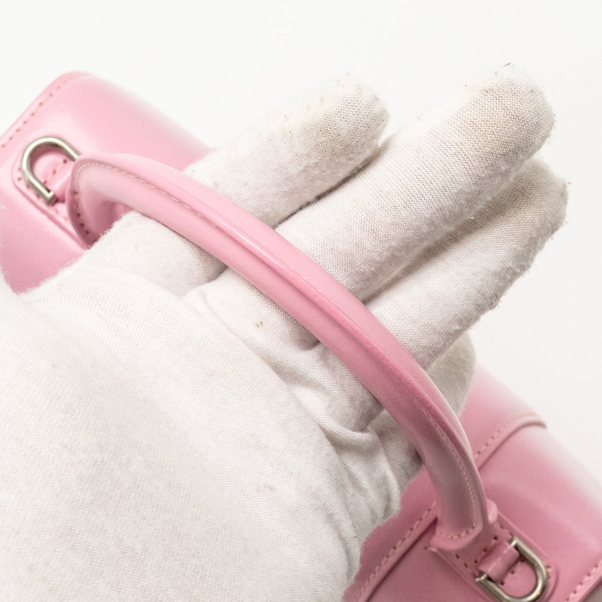 balenciaga Small Hourglass Bag Calfskin Pink SHW